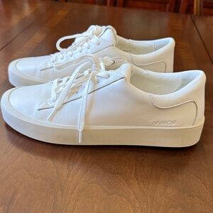 Vince Gabi White Leaver Sneakers in Size 8 / 38.5 brand new